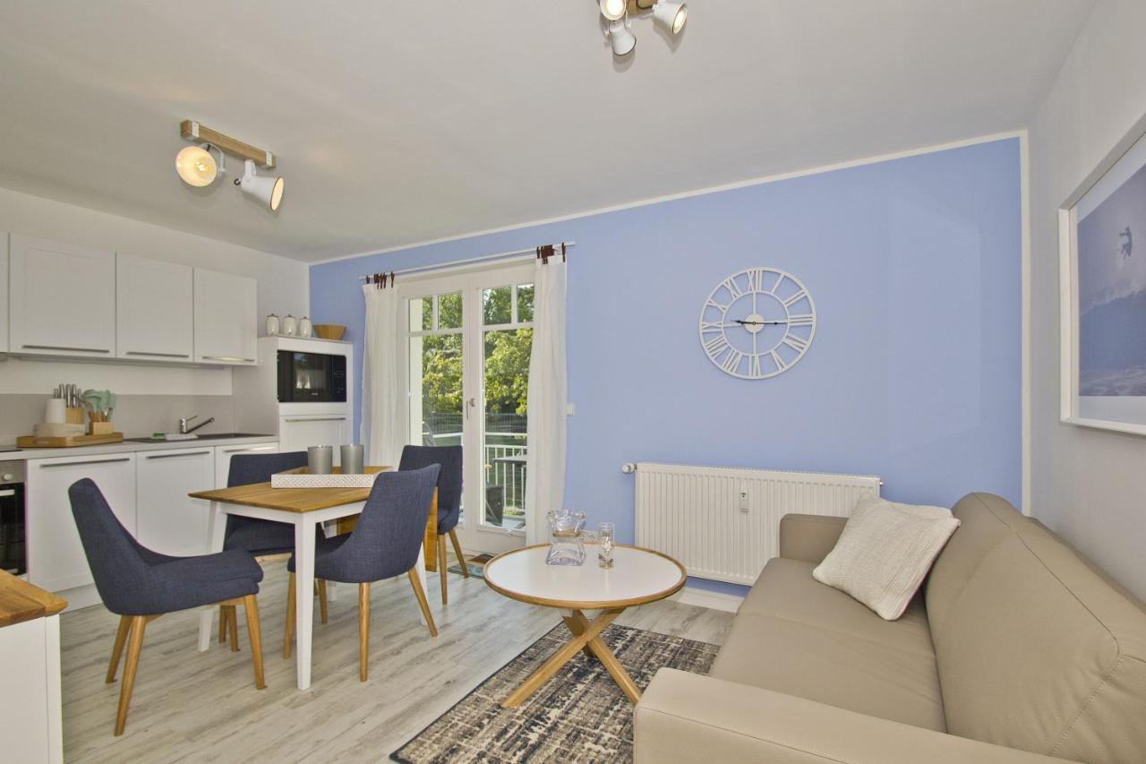 Moderne Ferienwohnung Mit Balkon, Meerblick - Ferienresidenz Zwei Boddenfewo 1-2 Lietzow 外观 照片