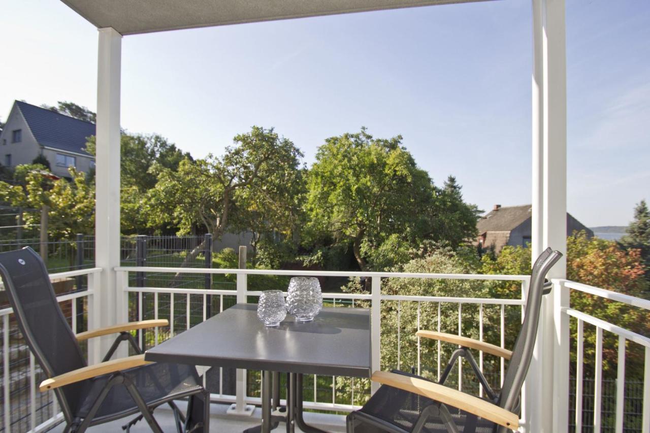 Moderne Ferienwohnung Mit Balkon, Meerblick - Ferienresidenz Zwei Boddenfewo 1-2 Lietzow 外观 照片